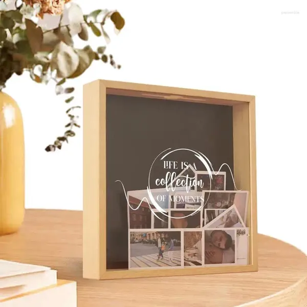 Frames Memory Shadow Box Po Collection con Boda de tragamonedas y regalo de aniversario para su esposa.