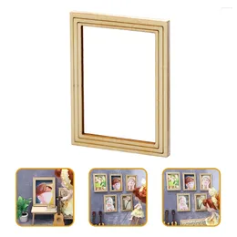 Frames Mini Accessoires pour poupées DIY Blank PO Frame PAGE MINIATURE