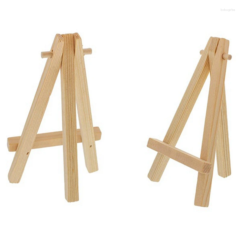 Frames Mini Wood Display Easel 120pcs Perfect pour afficher les petites toiles de visite POS