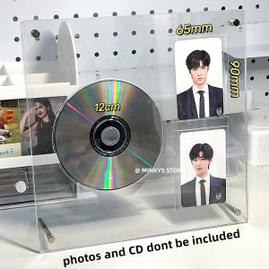 Frames Minkys Nouveau arrivée Kawaii CD de type 3 pouces Kpop Photocard Holder Idol Carte Photo Framey