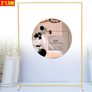 Frames Modern Wedding Arch Frame voor bewegwijzering en foto -achtergronden (2m hoog)