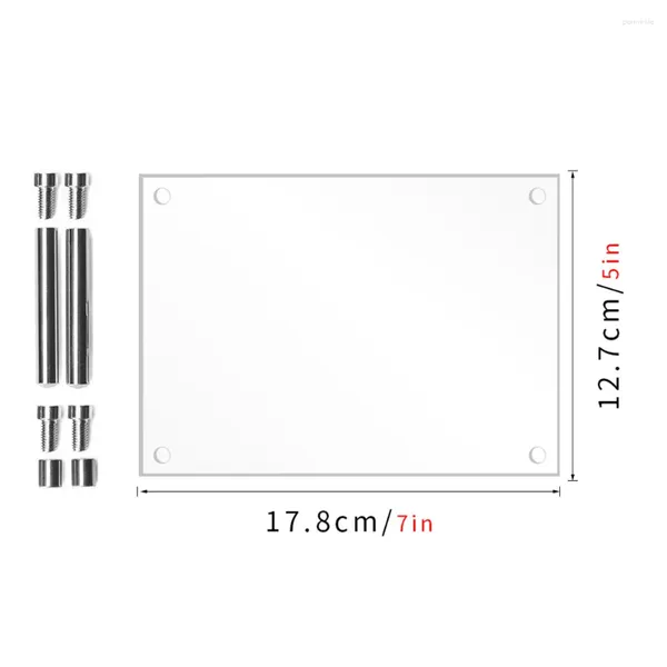 Marcos monturas PO Imagen de Instagram Panel acrílico Decorar escritorio fácil de limpiar insertos respetuosos con el medio ambiente