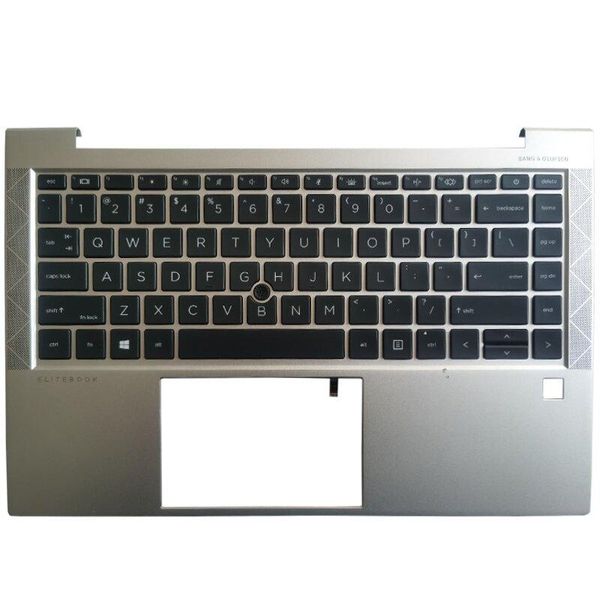 Cadres du nouveau clavier américain rétro-éclairé pour HP EliteBook 840 G8 745 845 G7 6070B1847701 M36312001 M36312B31 avec Palmrest Haute Couver