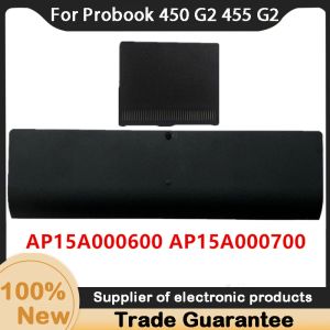 Marcos nuevos para HP Probook 450 G2 455 G2 HDD, cubierta de memoria para puerta AP15A000600/cubierta inalámbrica, tornillos para puerta de CPU AP15A000700