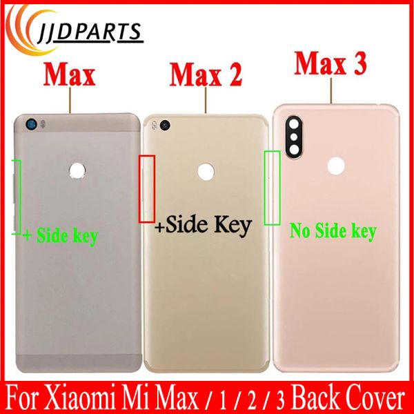 Cadres neufs pour Xiaomi Mi Max 3 Batterie Couvre de la batterie Doying Back Booting Booting pour 6,44 