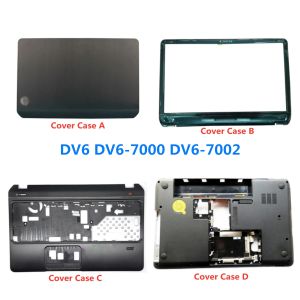 Marcos Nuevo computadora portátil para HP Pavilion DV6 DV67000 DV67002 Case de cubierta posterior LCD/Bisel delantero/Palmrest/Bottom Base/Bisa