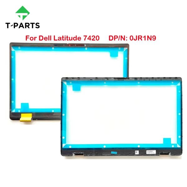 Frames New Orig 0JR1N9 JR1N9 Negro para Dell Latitude 7420 E7420 Caso de marco de pantalla de la computadora portátil Case LCD Bisel Bisel Bisel Cover B Shell