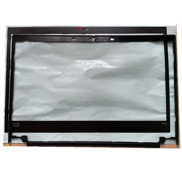 Frames New/Orig Laptop para Lenovo ThinkPad T14s Gen 1 Bisel LCD Marco de la pantalla de deflumbencia marco interno BCover y etiqueta B IR 02HM500