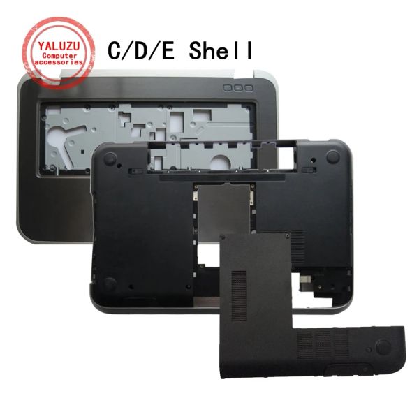 Marcos Nuevos Palmrest Base de la parte inferior superior para Dell Inspiron 15R 5520 7520 5525 M521R P/N K1R3M 0K1R3M Case de computadora portátil