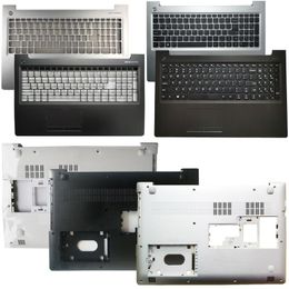 Frames New US Clavier / Palmrest Cover / ordinateur portable Case inférieur pour Lenovo IdeaPad 31015 31015isk 31015ABR 51015 51015ISK 51015IKB
