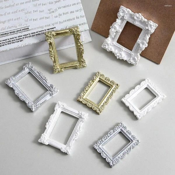 Frames Nice-Ashing Picture Frame Resin Fine Fonctionnalités Small Size Miniature PO pour cadeau