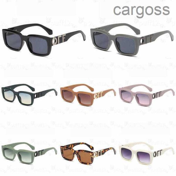 Frames Offs Luxury White Fashion Sun Sun Men Mujeres Flecha de gafas de sol x Marco Tendencia Hip Hop Hop Square Sun Glassse Sports Travel Gafas YJL 34E4 UGI Turn