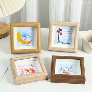 Frames peinture à l'huile Stick Mini PO Cadre en bois carré bricolage image