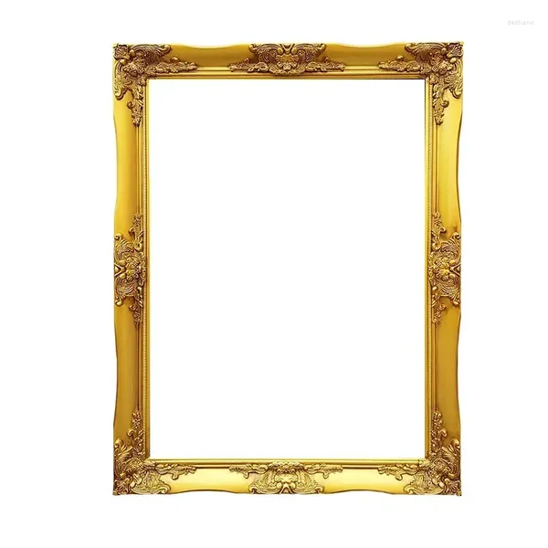 Frames peinture à l'huile Frame en bois rétro Décoration PO Taille personnalisée acceptée
