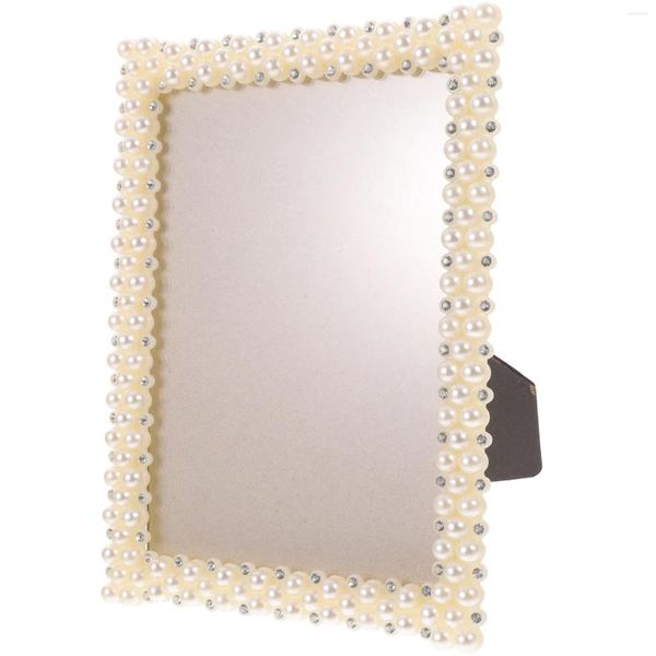 Frames Pearl Resin PO Cadre Affiche étagères décoratives Photo de style européen de style de travail de travail exquis Lovers délicat