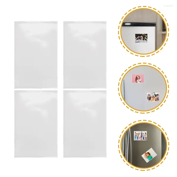 Cadres Po Sac Poches magnétiques pour réfrigérateur Pochettes pour photos Aimants Protecteurs