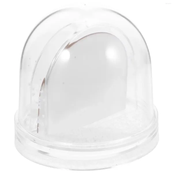 Cadres Po Cadre Snow Globe DIY Kit avec matériel d'image Mini Insert Globes en plastique pour enfants Snowglobe