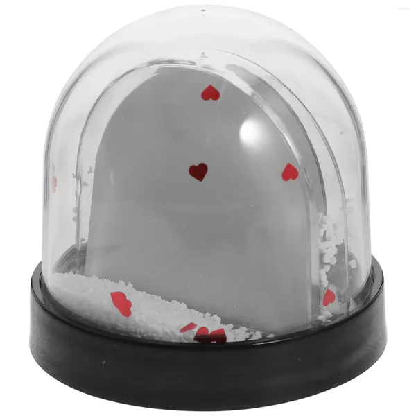 Cadres Po Cadre Snow Globe Snowglobe avec insert DIY Paper Jam Picture Display Mini