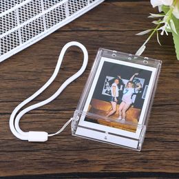 Frames Pockets PO POCARD POCARD TRANSPARENT 3 pouces pour Instax Mini Storage Collectez-vous carte de nom