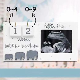 Frames zwangere moeder aandenken cadeau baby echografie fotolijst houten sonogram fotolijst voor zwangerschap cadeau babykamer decoratie