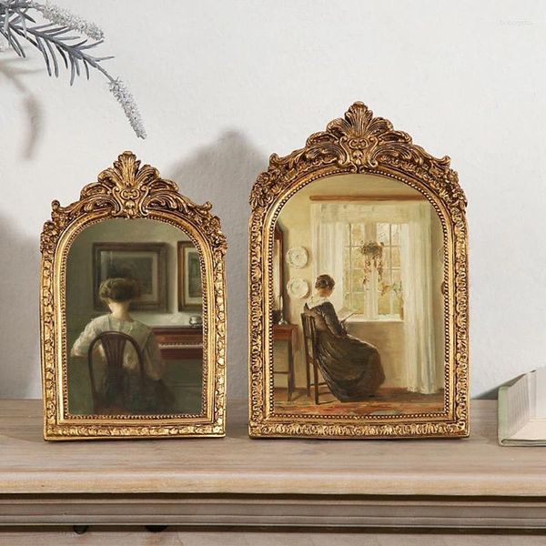 Frames Relief Picture Cadre Hanging Decoration Vintage Arch Fage PO PO Classical Resin Home Mur Mur Decor Wholesale