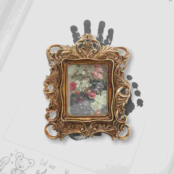 Frames Retro Po Frame Creative Image Vintage Decoración Vintage Ornamentos Soporte familiar Decoraciones decorativas Inicio