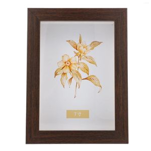 Frames Sombra Caja de cajas de exhibición Floral Frame Bode Bouquet Medallas Medalls Pos Memoria para recuerdos de espécimen seco