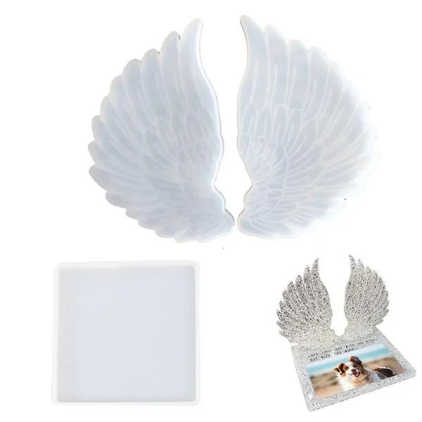 Marcos de silicona Angel Wing Fondant Sugar Craft Moldes DIY Decoración de pasteles Accesorios de cocina Herramienta Decoración 230928