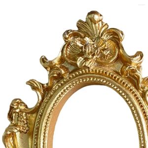 Frames vintage gouden po frame mini hars ovaal antieke rekwisieten mal decor engel