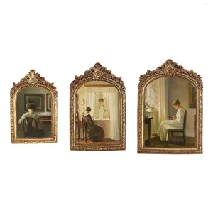 Frames Stryage Vintage PO Cadre sculptée Bijoux suspendus Bijoux Affichage de l'huile