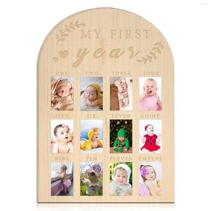 Frames Year PO Board Display First Birthday Nursery Decorations for Boy Girl Baby KeepSake Gift