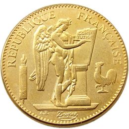 Frankrijk 1878-1904 6 stks Datum Voor Koos 50 Frank Vergulde Craft Kopie Versieren Munt Ornamenten replica munten woondecoratie acce319y