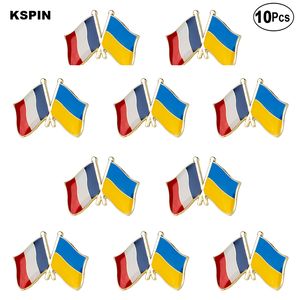 France et Ukraine Brooches Brooches Badge Badge Brooch Brises Badges 10pcs
