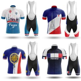 Frankrijk Cycling Jersey 2020 Mens Bike Clothing Road MTB Bicycle Shirt Ropa Ciclismo Maillot Racing Tops Ademende Girl Cycle Top