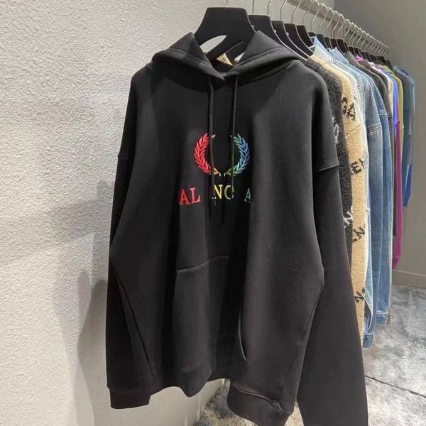 France Designer Marque Hommes Hoodies 2b Couleur Oreille Blé Graphique Couples Même Pull à Paris Unisexe Taille Asiatique Paris Lettre Imprimer Sweats Vêtements Tops Jersey