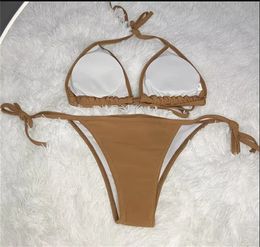 France designer bikinis femmes de haute qualité ensemble sexy deux pièces impression beau bikini transparent luxe FF maillot de bain222