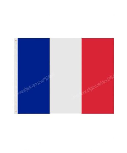 Francia Flag National Polyester Banner Volando 90 x 150cm 3 banderas de 5 pies en todo el mundo al aire libre del mundo1289607