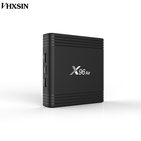 La France a en stock X96 air TV Box Android 9.0 Amlogic S905X3 4 go de ram 32 go de rom double 2.4G 5G Wifi 1000M LAN