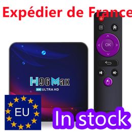Francia in magazzino H96 Max V11 Android 11 TV Box RK3318 2g 16G BT 4.0 Google 4K Smart 2.4G 5G Wifi Set Top