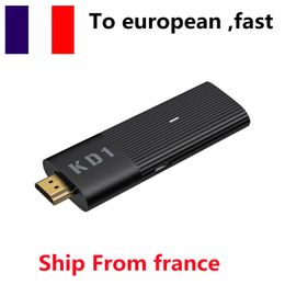 France en stock Mecool KD1 TV Stick Dongle box Amlogic S905Y2 AndroidTV 10 2GB 16GB Support Google Certified Voice 4K 2.4G 5G WiFi BT