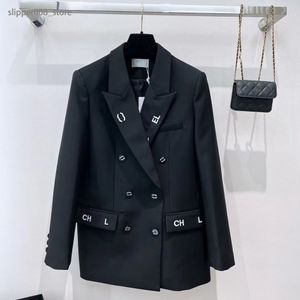 Frankrijk Paris Top Designer Nieuwe Jacket Casual Pak Style Dames Slim Fit Fashion Sexy borduurkanaaljas