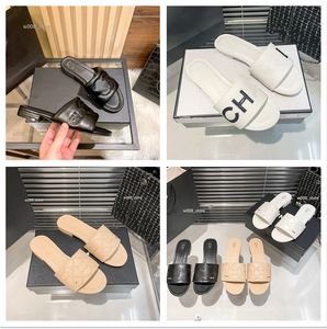 France diapositives pantoufle femme paris diapositives de plage talon plat été designer tongs dame sandales femmes chaussures dames cuir canal sandales