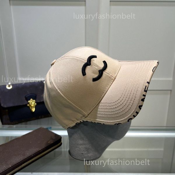 Francia top diseñador hombres sombreros gorra de béisbol para hombres mujer verano al aire libre marca Lovers Ball Caps mayorista casquette luxe beige femme vintage sombreros para el sol ajustables