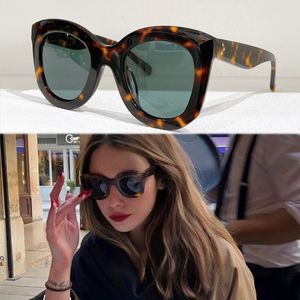 Frankrijk Vintage zonnebrillen Ronde schildpad Shades Woman Men Frame strand sexy glazen luxe mode brillenmerk trending 4005 katten eye ontwerper lunette