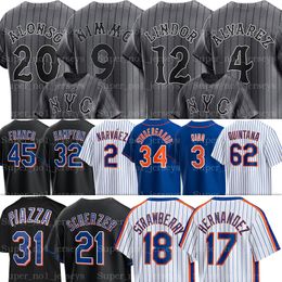 Francisco Lindor Mets 2024 City Connect Jersey Pete Alonso Kodai Senga NY Francisco Alvarez Edwin Diaz Brandon Nimmo Starling Marte Jeff McNeil T