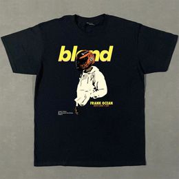 Frank Vintage Tshirt Blond Hip Hop Pop Music Singer R B Cotton Men T-shirt Tee Womens Tops 240520