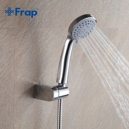 Frap troisième réglage d'eau Économie d'eau Économie de douche ronde Tête de douche ABS PLASTIC Main Tenir Pur de pluie Touche Douche Salle de bain Accessoires F01 Y200109