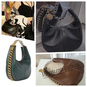 Frayme Flap Kleine Schoudertas Met Rits Mode Stella Mccaryney Tas Ketting Zipit Dames Lederen Handtas Emmer Hobo Tas Wit Roze Groen Tote