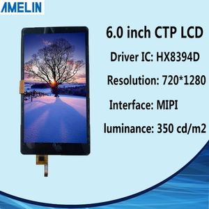 FRD600A30002 6 inch 720*1280 IPS TFT LCD-scherm met hoge resolutie met aanraakscherm en MIPI-interfacescherm