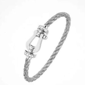 FRE Nieuwe Hoefijzer Gesp Heren en Dames Paar Armband Rose Goud Volledige Serie Sieraden Cadeau Product Meisje Hanger Vintage Feest voor Dames